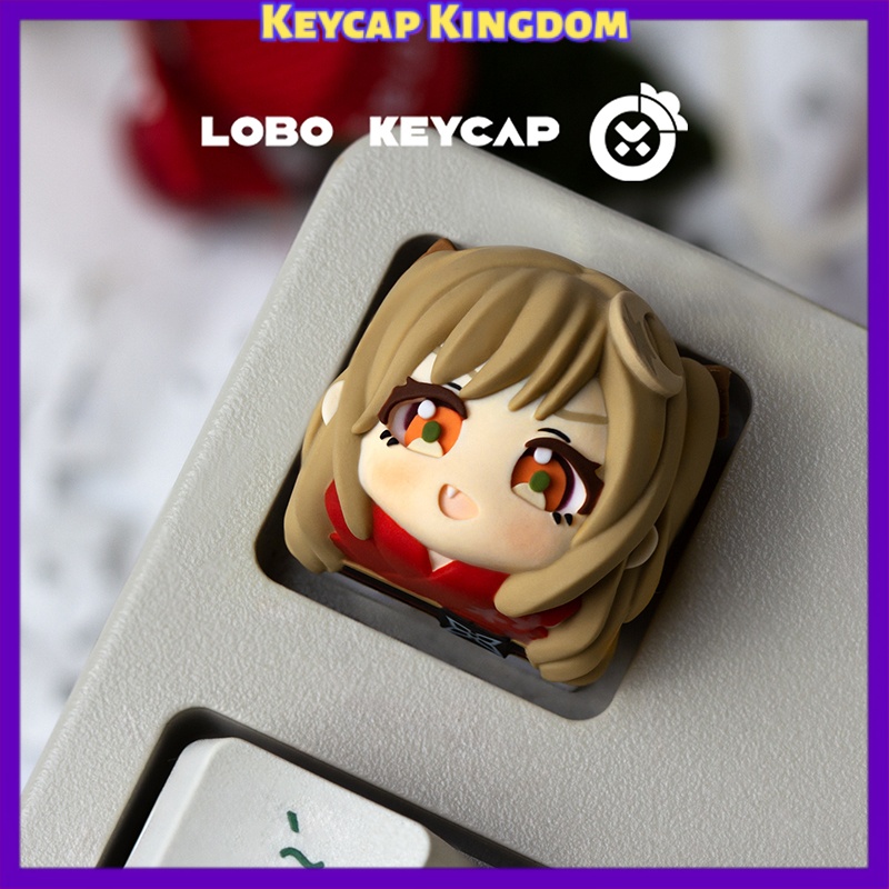 Gaming Keyboard Typewriter - 宇宙姫かぐや！ 3Dプリント樹脂製カスタムアーティザンキーキャップ メカニカルキーボード用ポイントキーキャップ PCゲーミングキーボード コレクションギフト