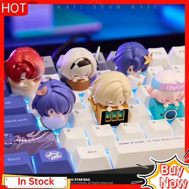 Gaming Keyboard He - Mihoyo Honkai Star Rail アニメフィギュア ブラインドボックス