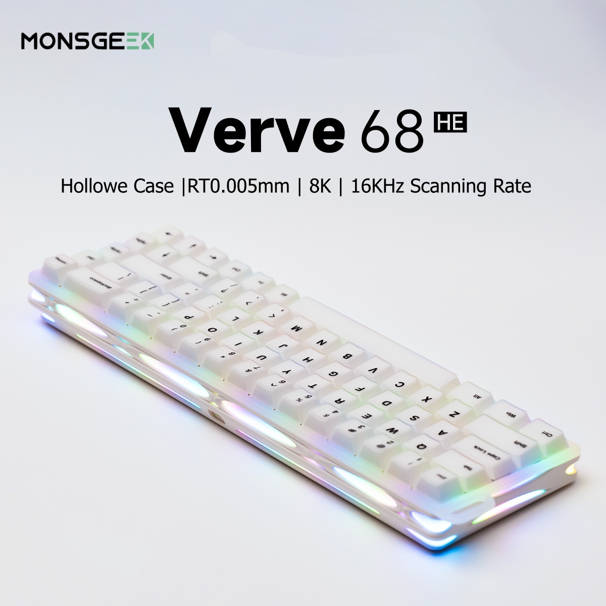 Gaming Keyboard Typewriter - AKKO X MonsGeek Verve 68 HEキーボード
