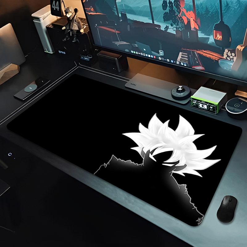 DBZ ブラックアニメマウスパッドドラゴンボール大型 PC  - Gaming Keyboard He のレビューと価格