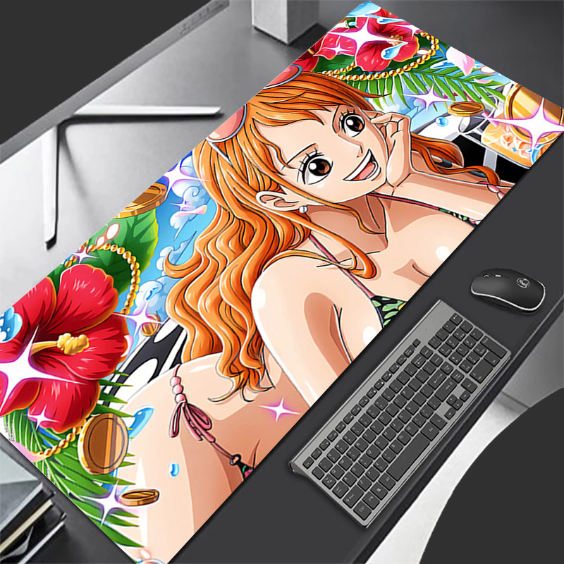 マウスパッドワンピース耐久性のあるアニメゲームアクセサリー  - Gaming Keyboard He のレビューと価格