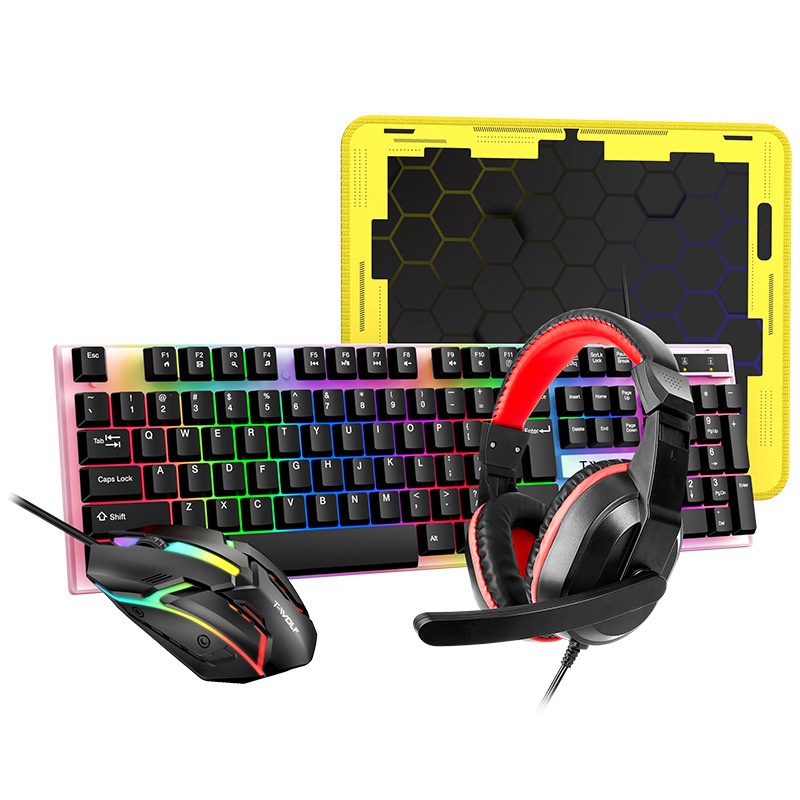 スペイン語・ロシア語キーボードレイアウト ゲーミングコンボ  - Gaming Keyboard And Mouse Combo のレビューと価格