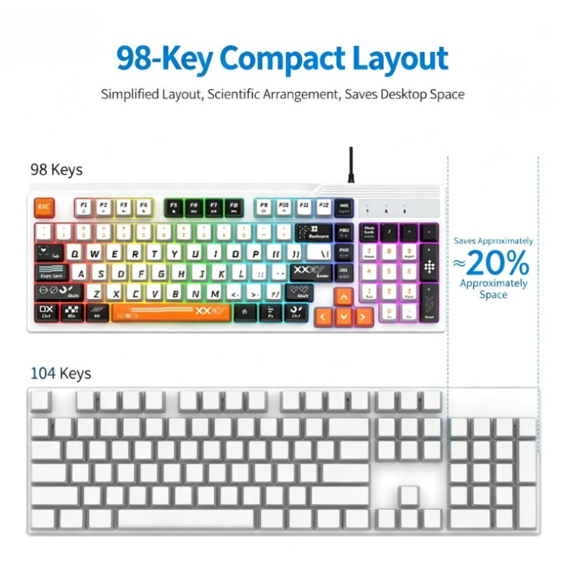 K8pro 3 in 1 ゲーミングコンボ 有線キーボード・ - Gaming Keyboard And Mouse Combo のレビューと価格