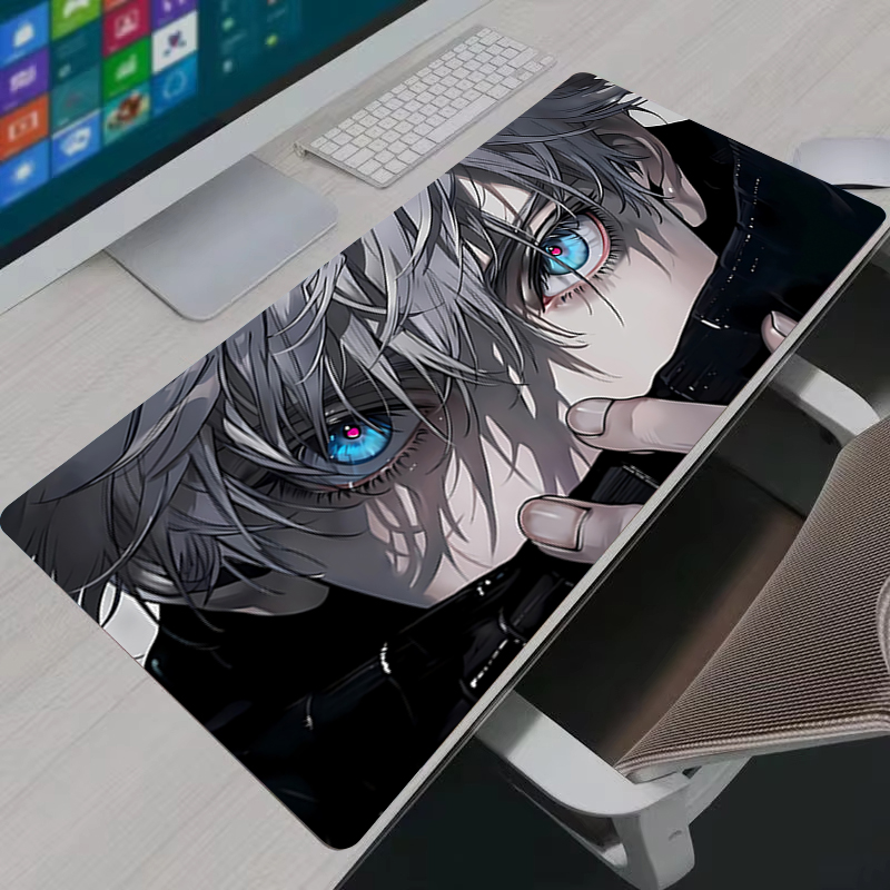 マウスパッドクールアニメ呪術廻戦五条悟大型ゲーミングマウスパ - Gaming Keyboard He のレビューと価格