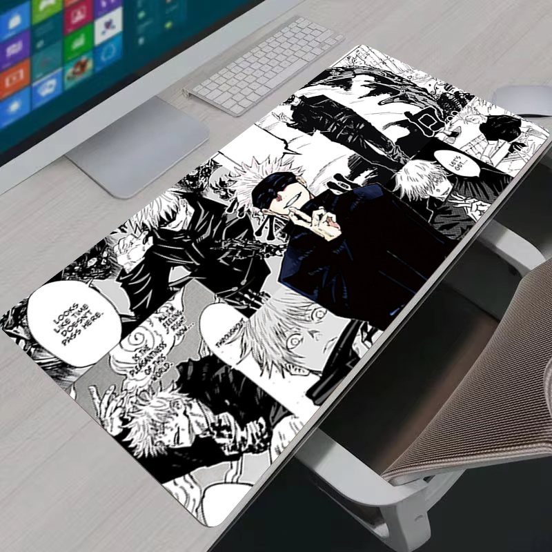 マウスパッドクールアニメ呪術廻戦五条悟大型ゲーミングマウスパ - Gaming Keyboard He のレビューと価格