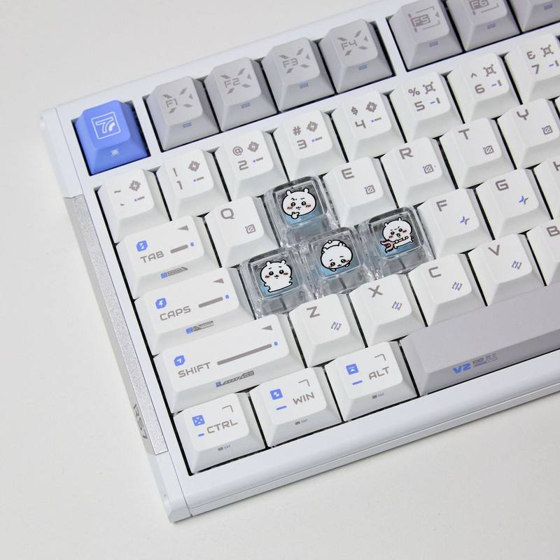 Chiikawa 4 個手作り透明 PC バックライト付きパ - Gaming Keyboard He のレビューと価格