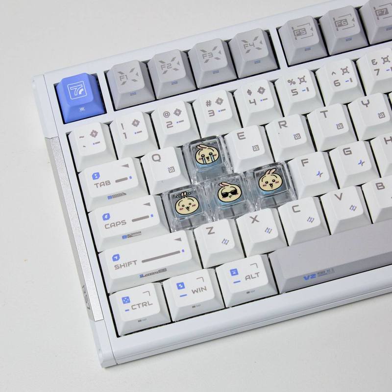 Chiikawa 4 個手作り透明 PC バックライト付きパ - Gaming Keyboard He のレビューと価格