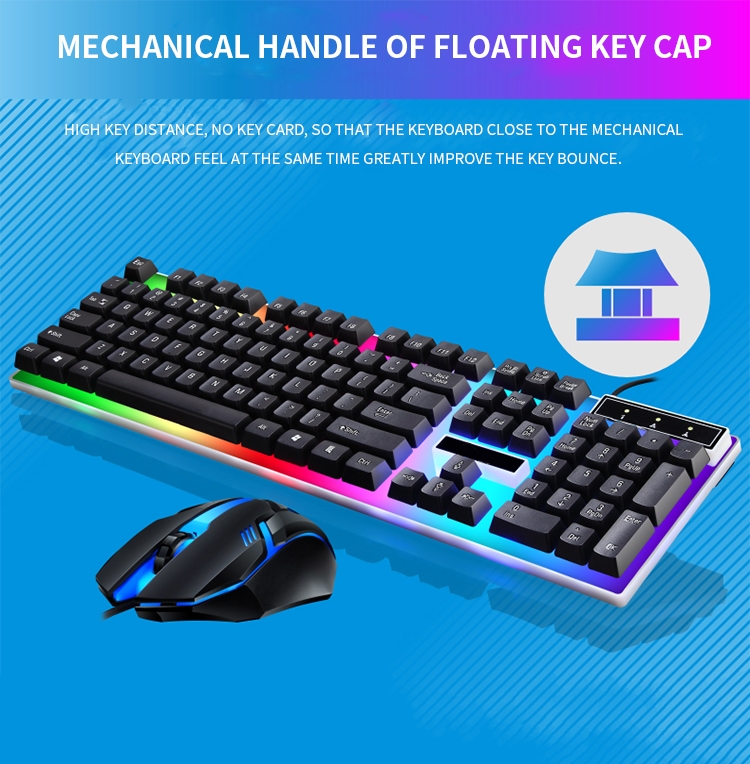 RGBゲーミングキーボードとマウスキット,ゲーマーキーボード - Gaming Keyboard Mouse Combo のレビューと価格