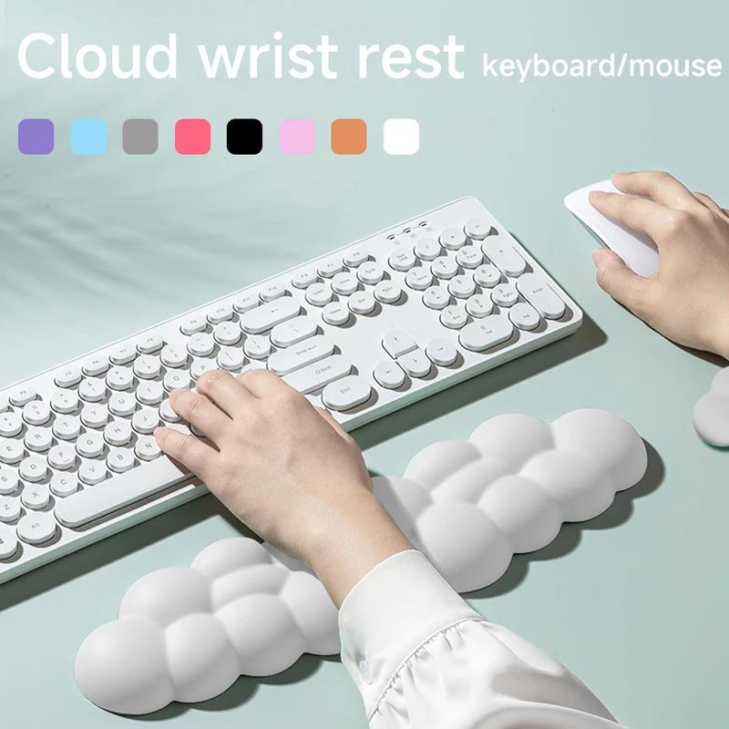 リストレスト付きマウスパッド キーボード クラウド滑り止め  - Keyboard Mouse Bundle Gaming のレビューと価格