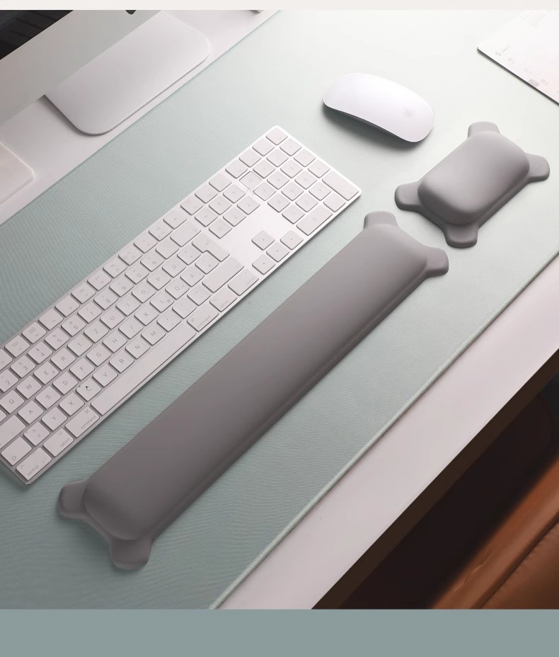 シリコン製マウスリストレスト、キーボードハンドレスト、人間工 - Keyboard Mouse Bundle Gaming のレビューと価格