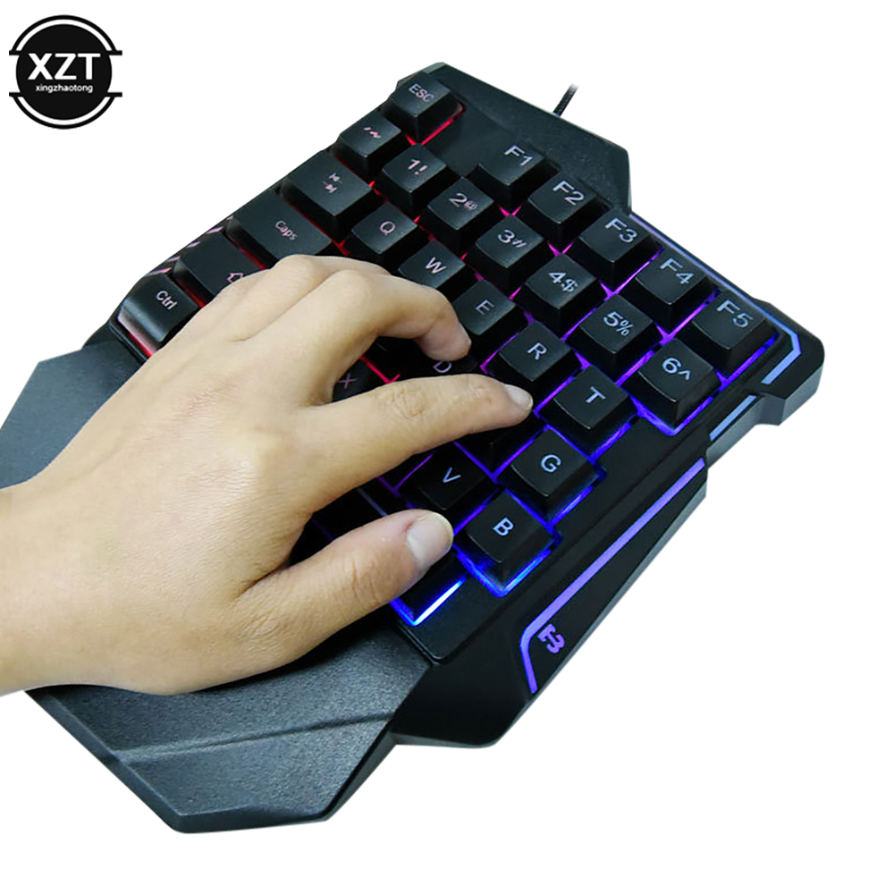 Hantom-ゲームキーボードG7,シングルUSB,超薄型, - Gaming Keyboard Half のレビューと価格