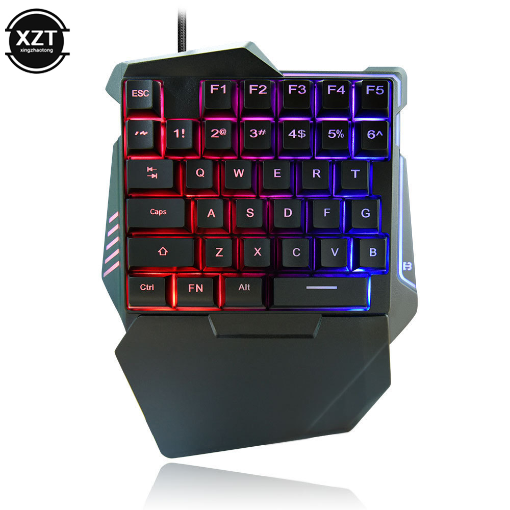Hantom-ゲームキーボードG7,シングルUSB,超薄型, - Gaming Keyboard Half のレビューと価格