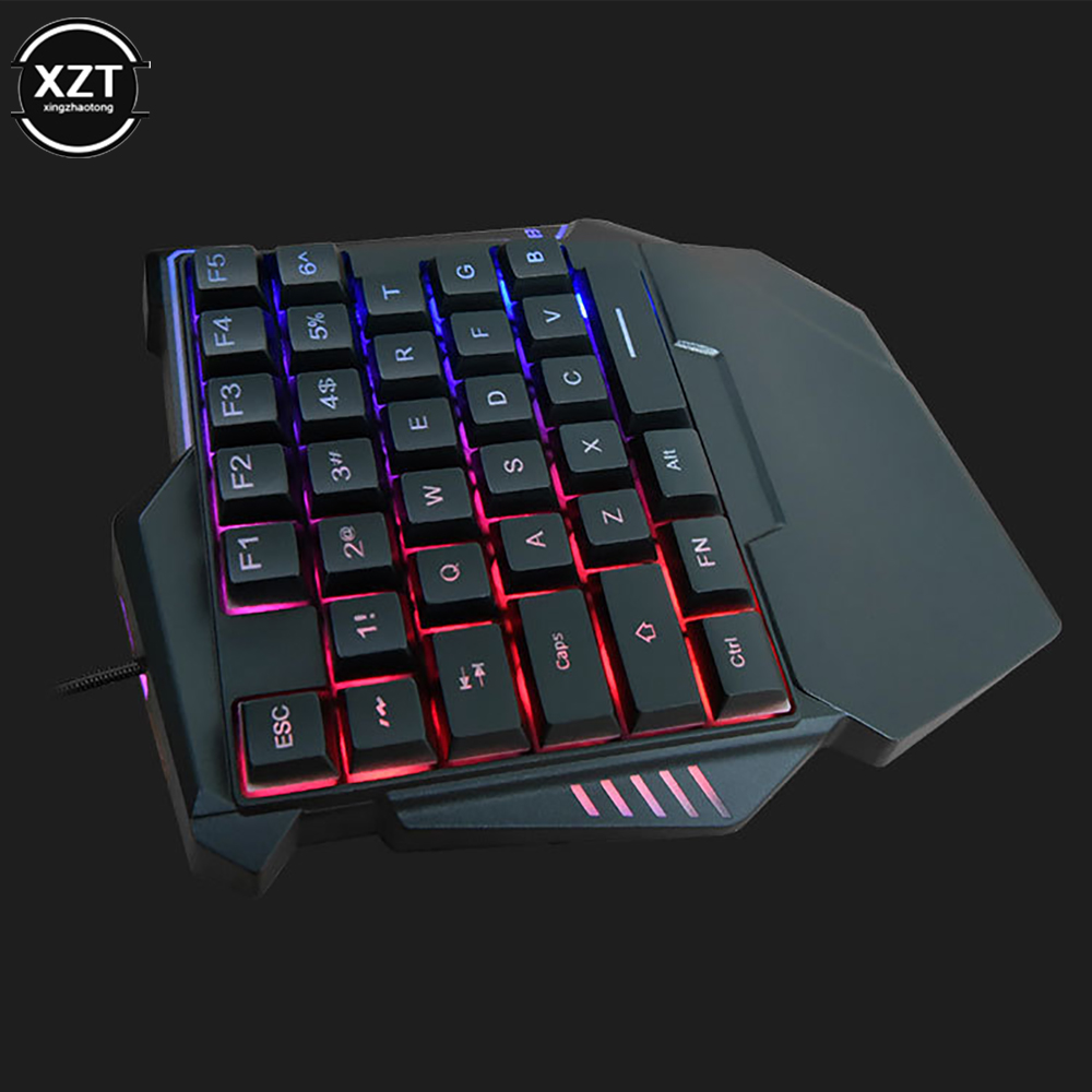 Hantom-ゲームキーボードG7,シングルUSB,超薄型, - Gaming Keyboard Half のレビューと価格