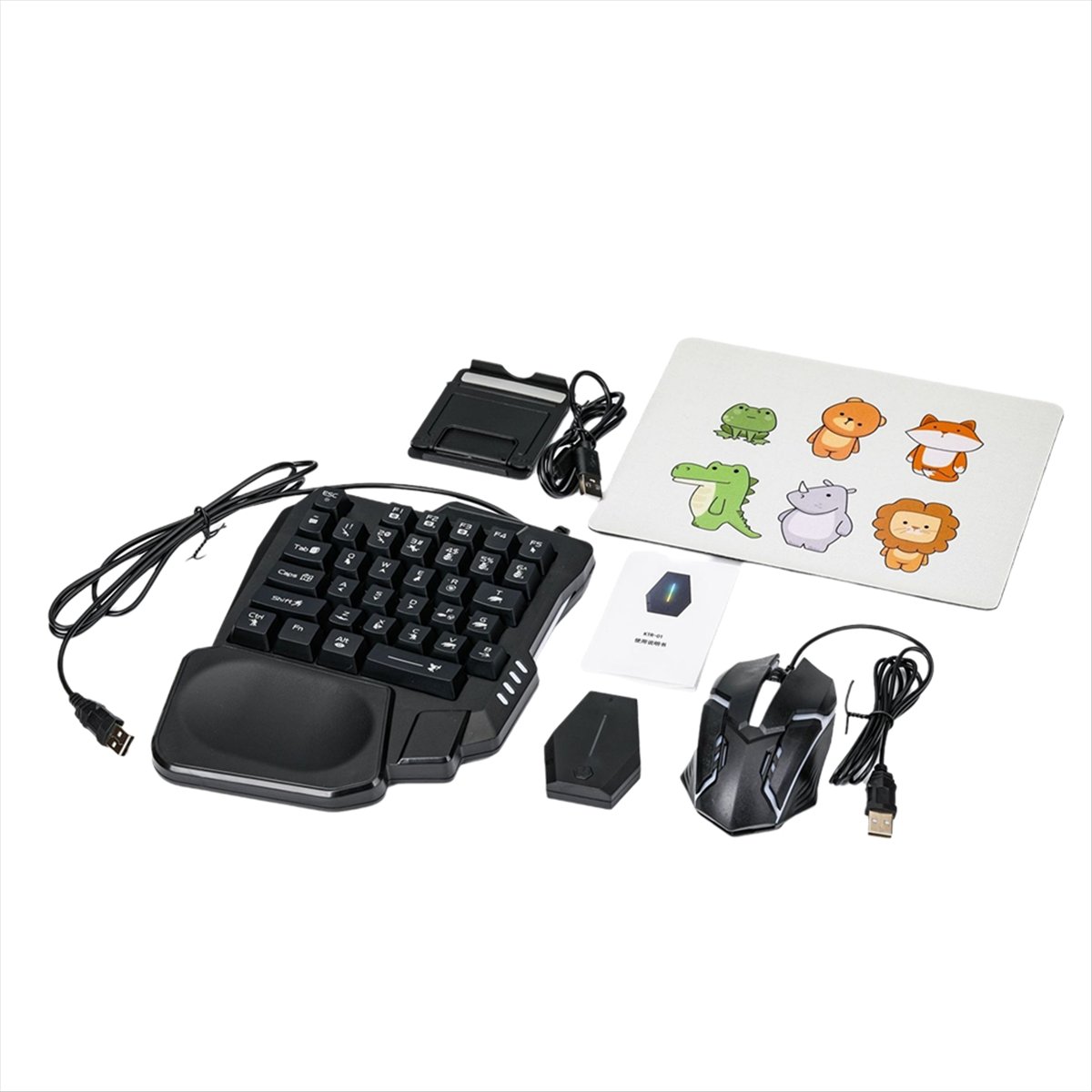 ★ ▲   35キー人間工学RGBゲーミングキーボード+キー - Gaming Keyboard And Mouse Combo のレビューと価格