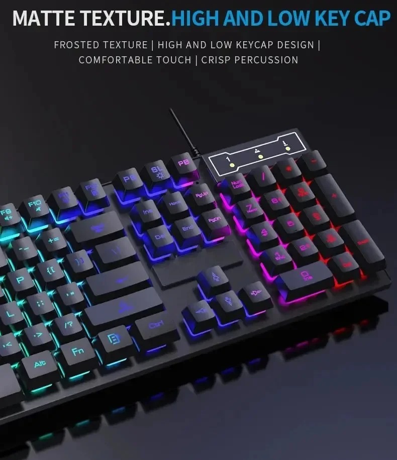Kebidumei 104 キーバックライト付きメカニカルキ - Keyboard Mouse Bundle Gaming のレビューと価格