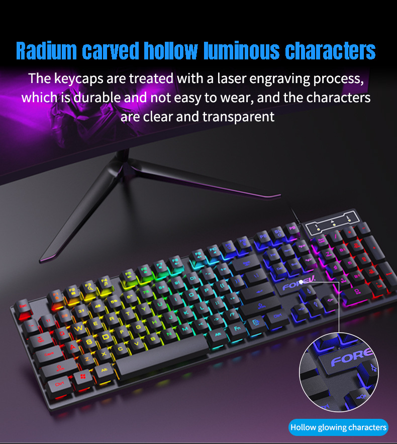 104キー バックライト付きメカニカルキーボード 有線ゲーミ - Keyboard Mouse Bundle Gaming のレビューと価格